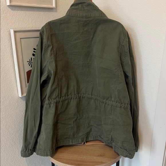 Old Navy Olive Military Field Jacket - Picture 3 of 3